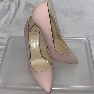 Pink Jessica Simpson heels